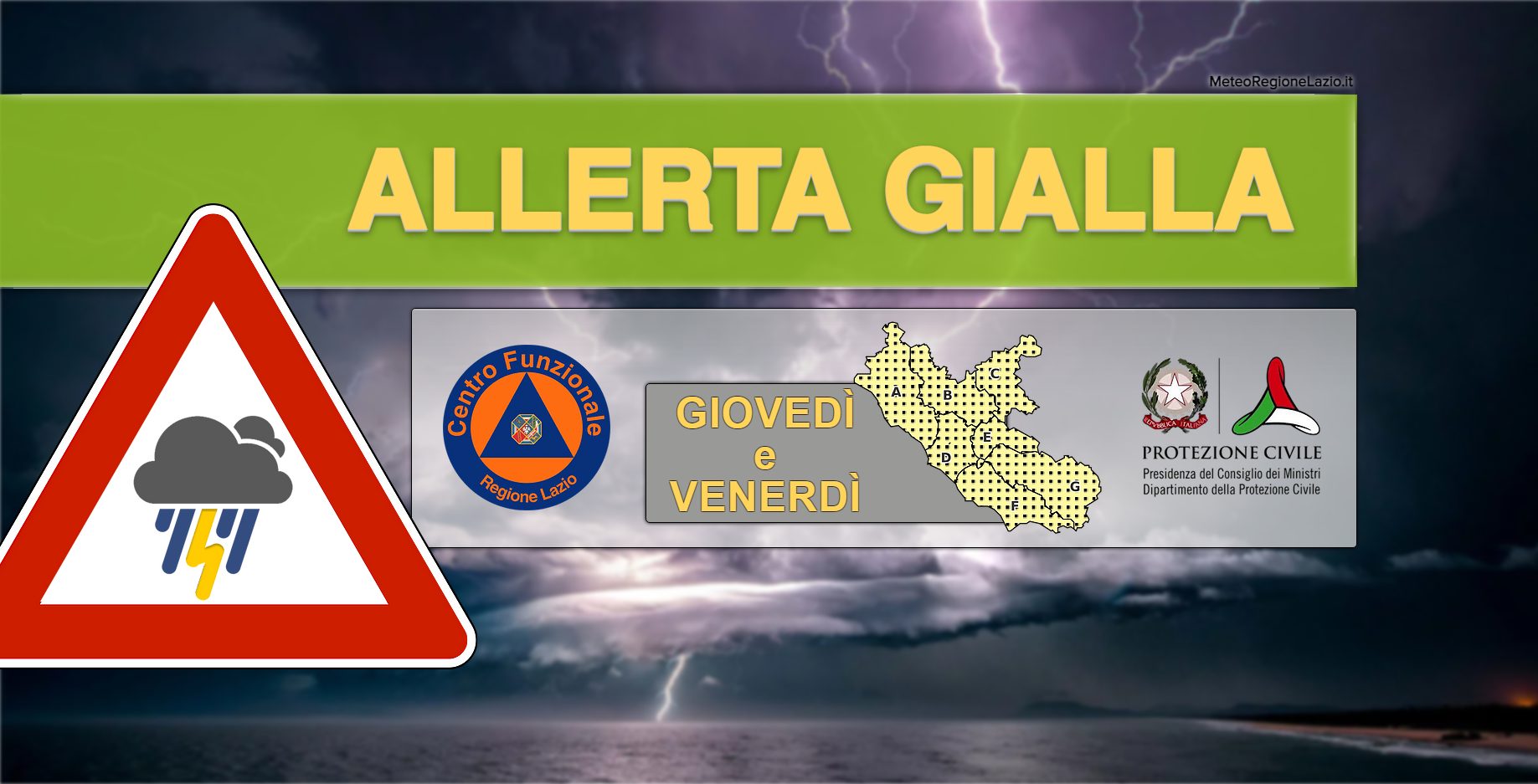 MALTEMPO E TEMPORALI ALLERTA METEO Della Protezione Civile Su Tutto Il