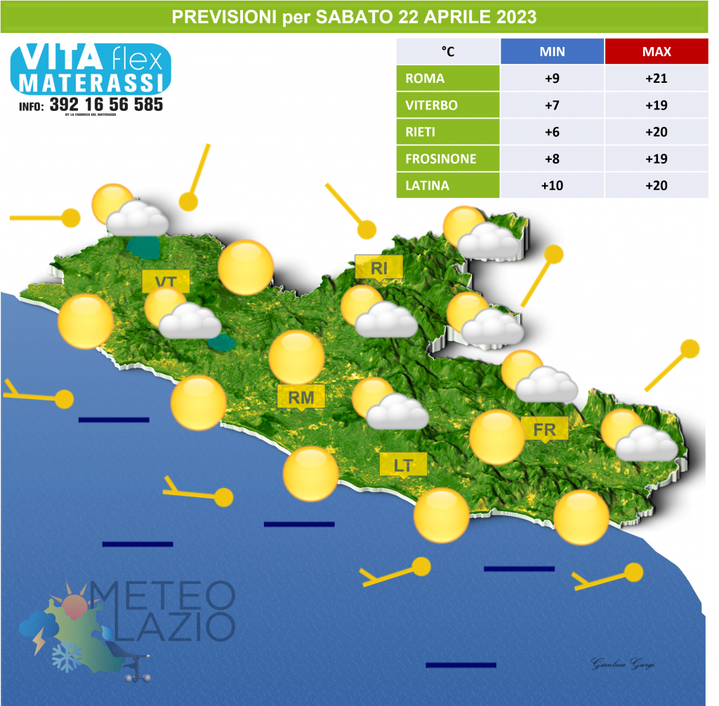 Bollettino Meteo Per OGGI 22 Aprile 2023 E DOMANI 23 Aprile 2023