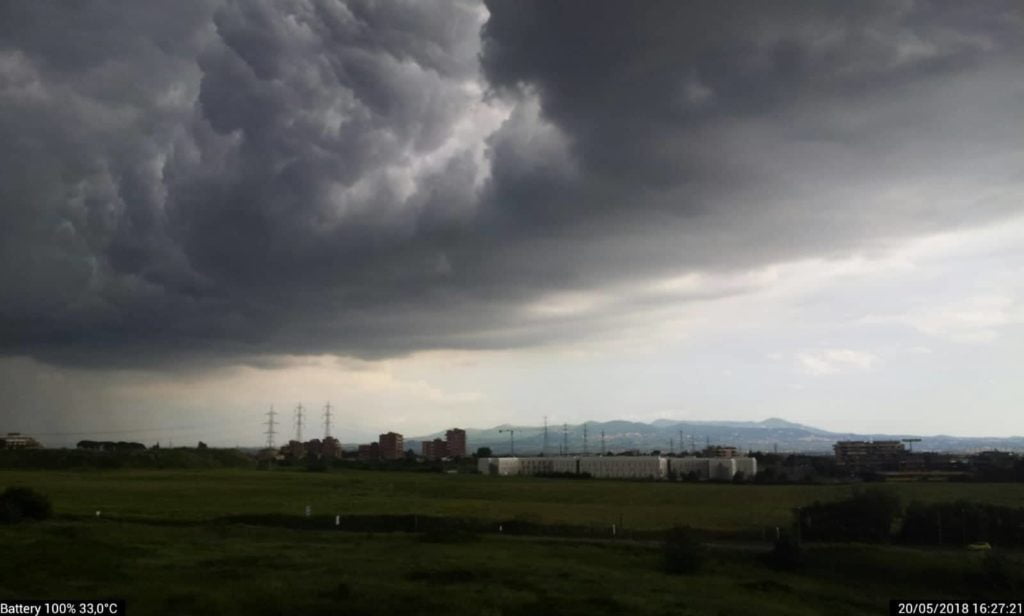 La vista a sud da Settecamini