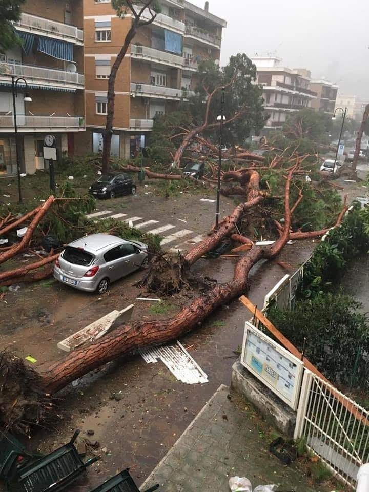 4 morti nel Lazio per il maltempo. Danni e dati del 29 Ottobre 2018