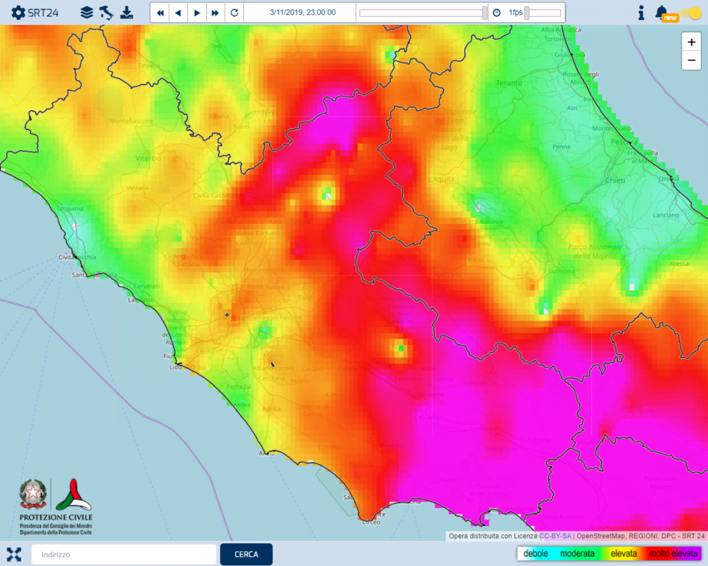 Accumuli di pioggia peggioramento 2-3 Novembre 2019 (2)