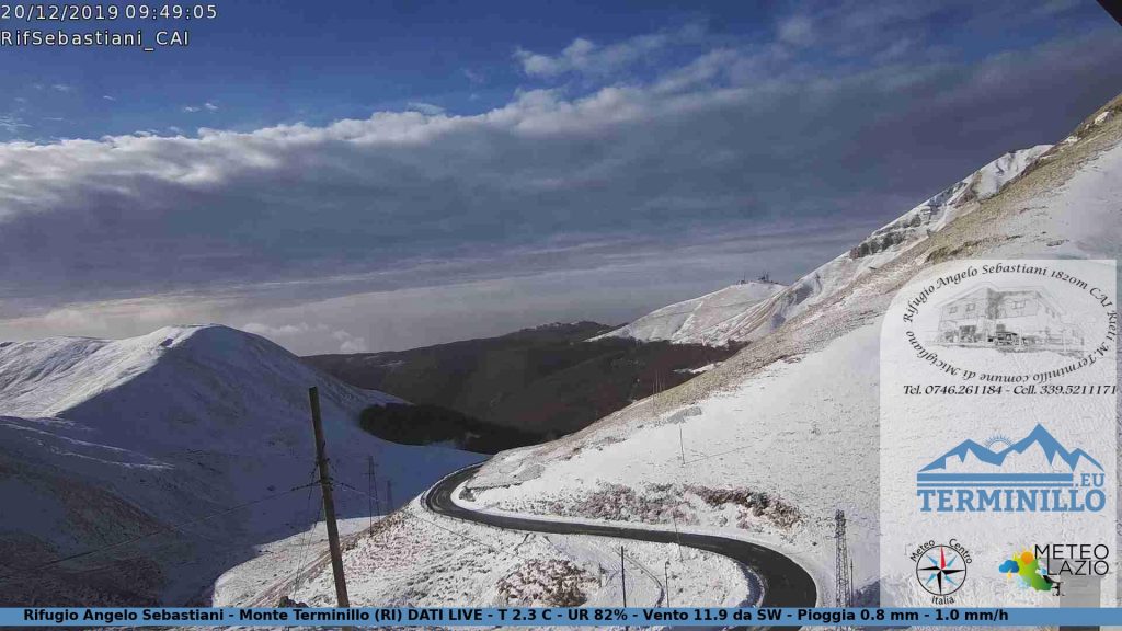 Bianco risveglio sull'Appennino Laziale nuove nevicate in arrivo ECCO DOVE