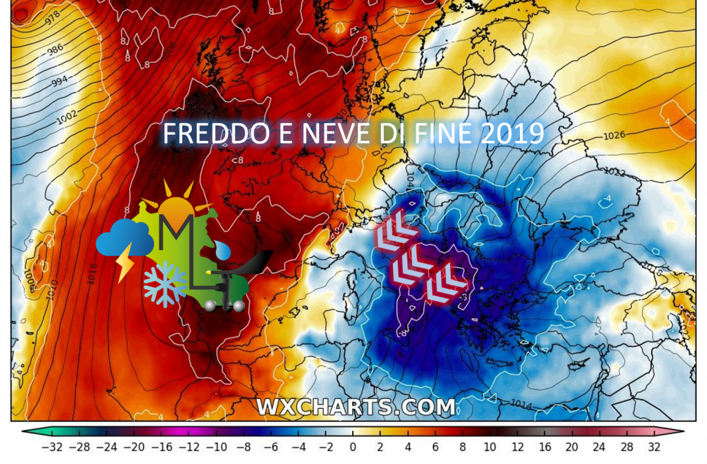 Ondata di gelo di fine anno NEVE e VENTO sul Lazio-COPERTINA