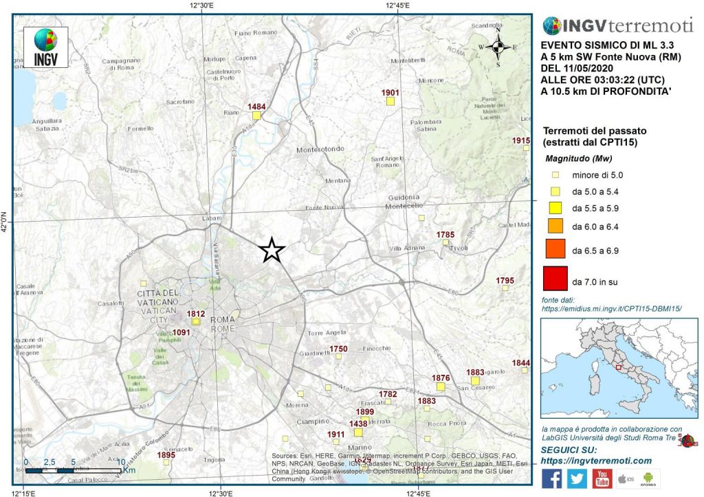 SCOSSE di TERREMOTO a ROMA No non è una novità!