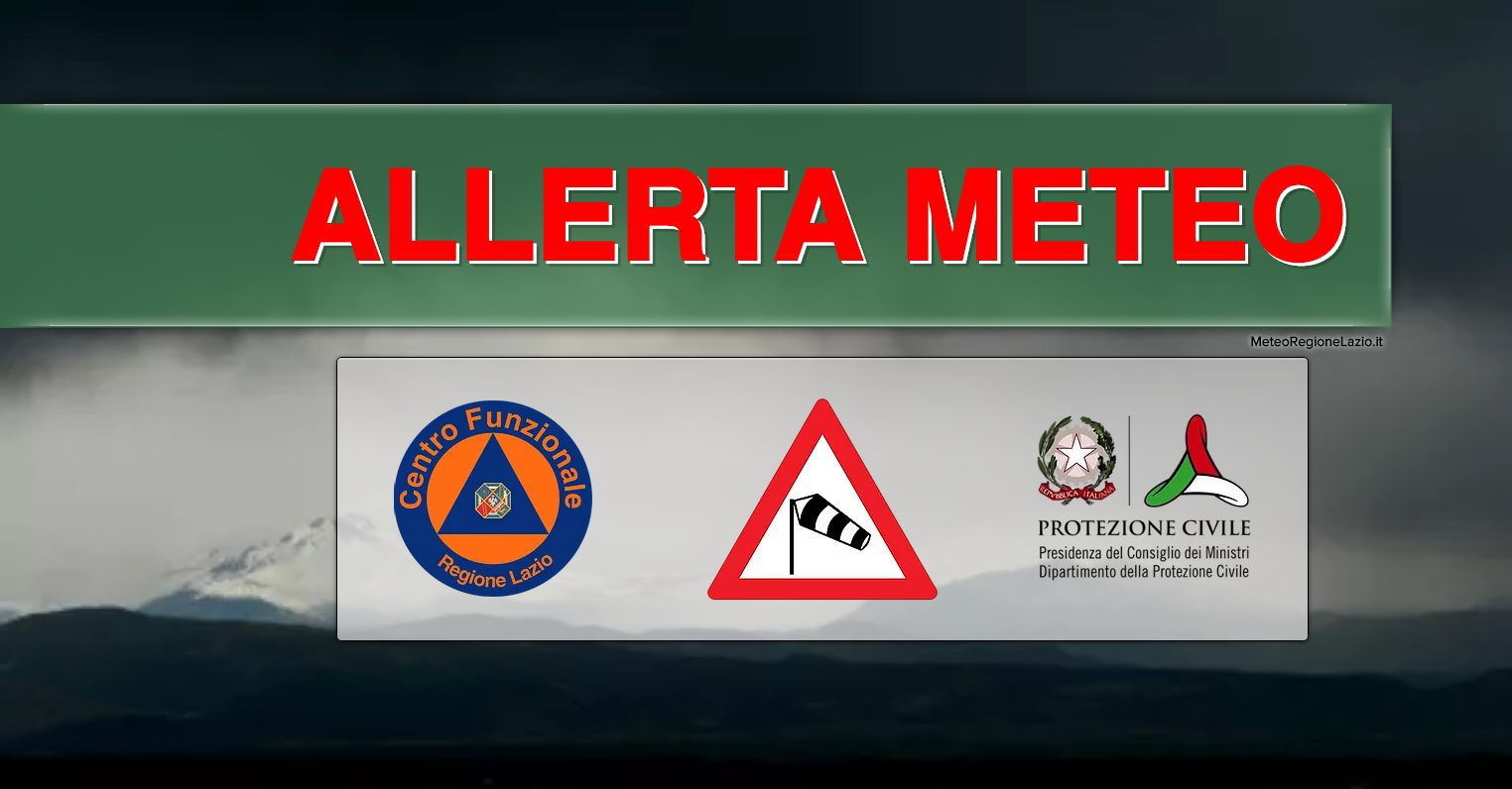 ALLERTA METEO PER VENTO Dalle Prime Ore Di Martedì - Meteo Regione Lazio