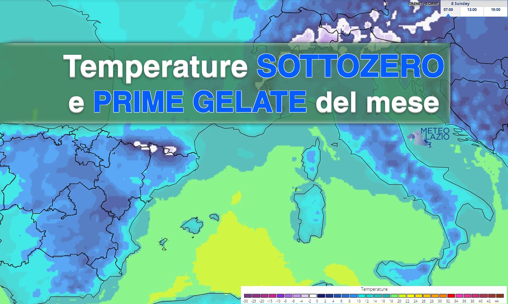 Temperature SOTTOZERO Con GELATE Per L'inversione Termica, ECCO DOVE