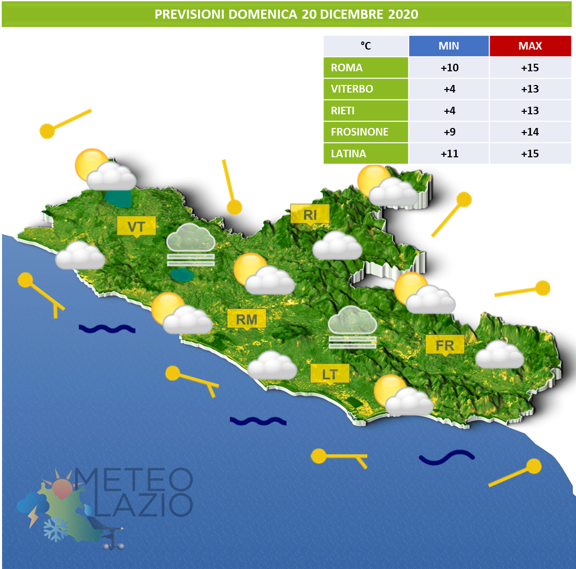 Bollettino Meteo OGGI 20 Dicembre 2020 E DOMANI 21 Dicembre 2020