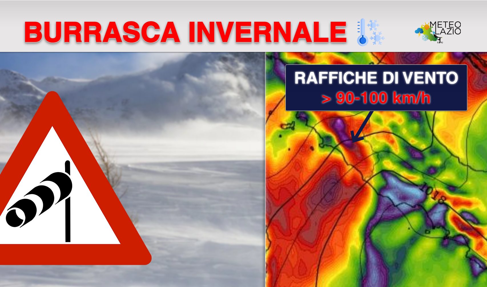 BURRASCA INVERNALE Improvvisa: Sul LAZIO Possibili Raffiche Di TEMPESTA ...