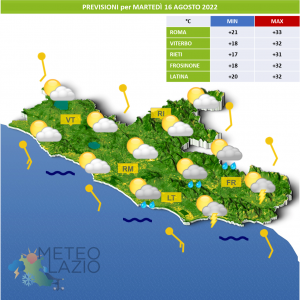 Meteo Lazio | Previsioni Oggi E Domani - Meteo Lazio