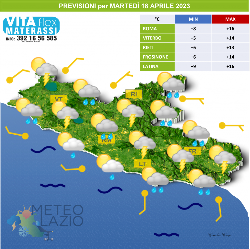 Bollettino Meteo Per OGGI 18 Aprile 2023 E DOMANI 19 Aprile 2023